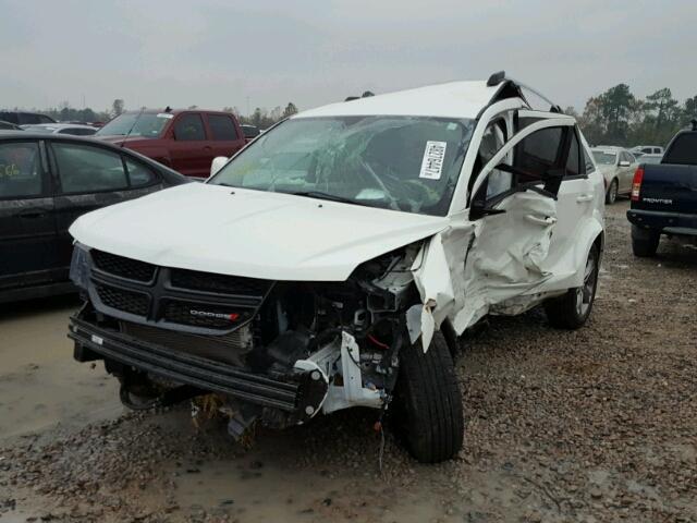 3C4PDCGG6HT530933 - 2017 DODGE JOURNEY CR WHITE photo 2