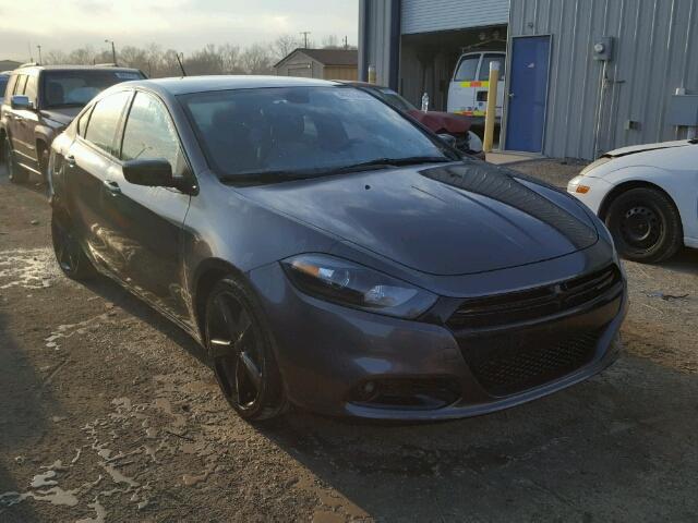 1C3CDFBB5FD301341 - 2015 DODGE DART SXT GRAY photo 1