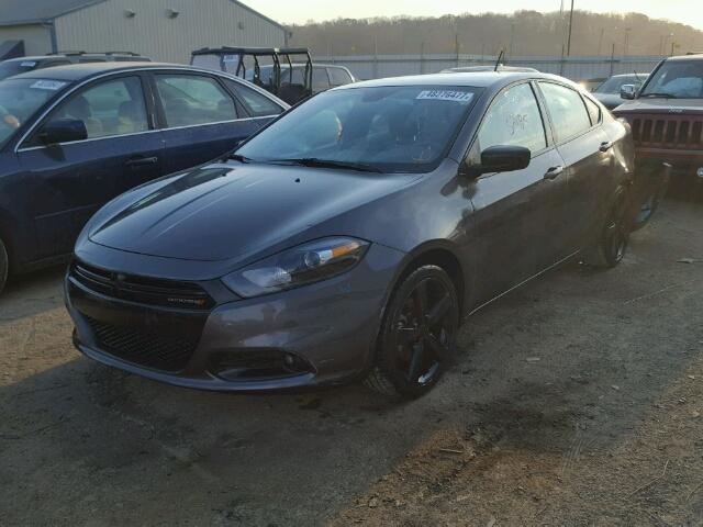 1C3CDFBB5FD301341 - 2015 DODGE DART SXT GRAY photo 2