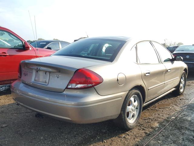 1FAFP55U14A179699 - 2004 FORD TAURUS SES TAN photo 4