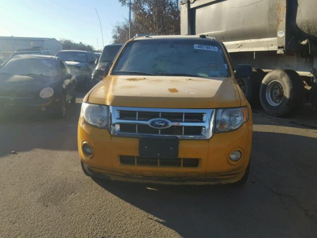 1FMCU4K3XAKB24875 - 2010 FORD ESCAPE HYB YELLOW photo 7