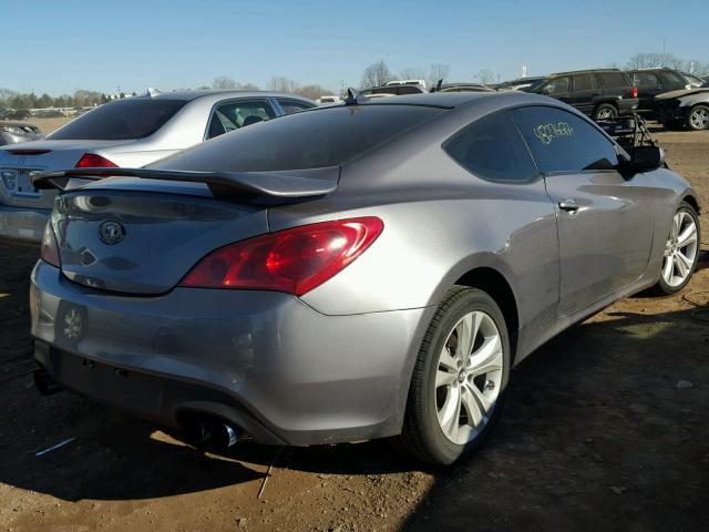 KMHHT6KDXCU068991 - 2012 HYUNDAI GENESIS CO GRAY photo 4