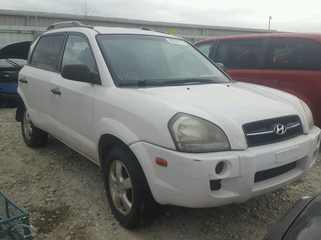 KM8JM12B15U081034 - 2005 HYUNDAI TUCSON GL WHITE photo 1