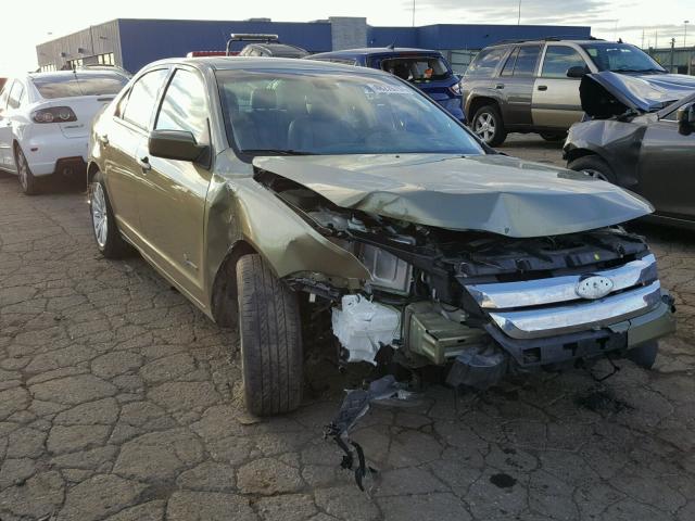 3FADP0L30CR394614 - 2012 FORD FUSION HYB GREEN photo 1