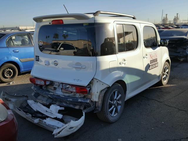 JN8AZ2KR9BT210099 - 2011 NISSAN CUBE BASE WHITE photo 4