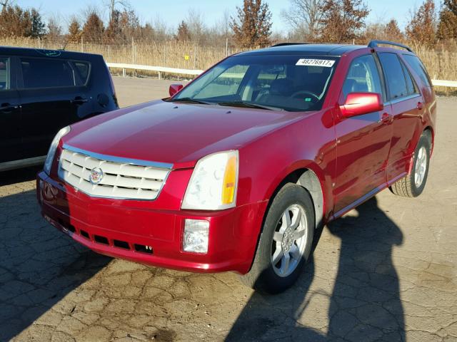 1GYEE437980207306 - 2008 CADILLAC SRX RED photo 2