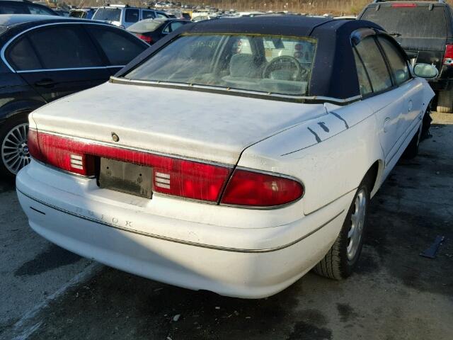 2G4WS52M2W1454745 - 1998 BUICK CENTURY CU WHITE photo 4