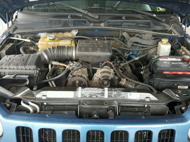 1J4GL48K33W514102 - 2003 JEEP LIBERTY SP BLUE photo 7