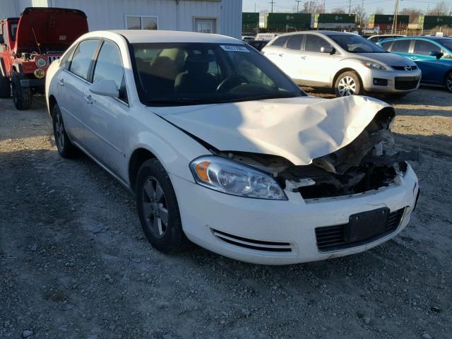 2G1WT58N589271712 - 2008 CHEVROLET IMPALA LT WHITE photo 1