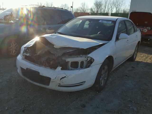 2G1WT58N589271712 - 2008 CHEVROLET IMPALA LT WHITE photo 2