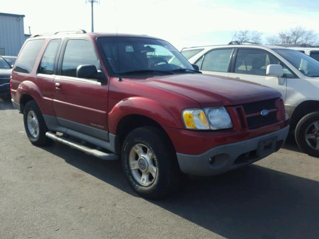 1FMYU70E01UC18912 - 2001 FORD EXPLORER S RED photo 1