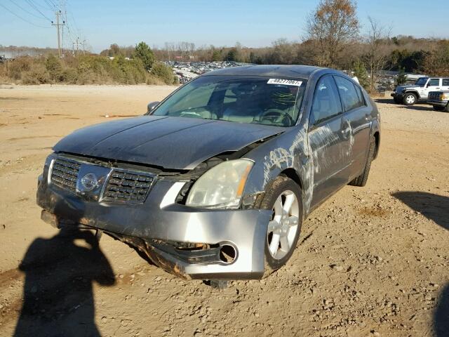 1N4BA41E54C920997 - 2004 NISSAN MAXIMA SE GRAY photo 2