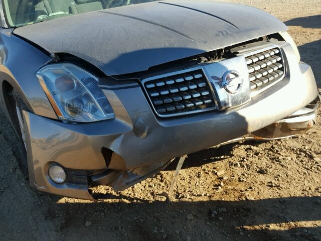 1N4BA41E54C920997 - 2004 NISSAN MAXIMA SE GRAY photo 9