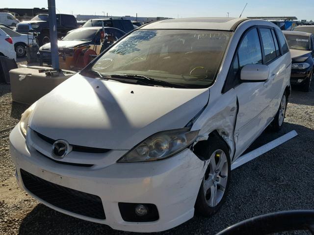 JM1CR29LX60115161 - 2006 MAZDA 5 WHITE photo 2