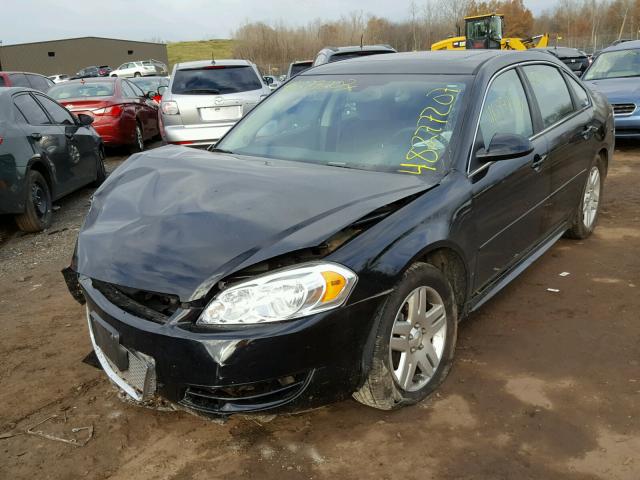 2G1WB5E34E1115306 - 2014 CHEVROLET IMPALA LIM BLACK photo 2