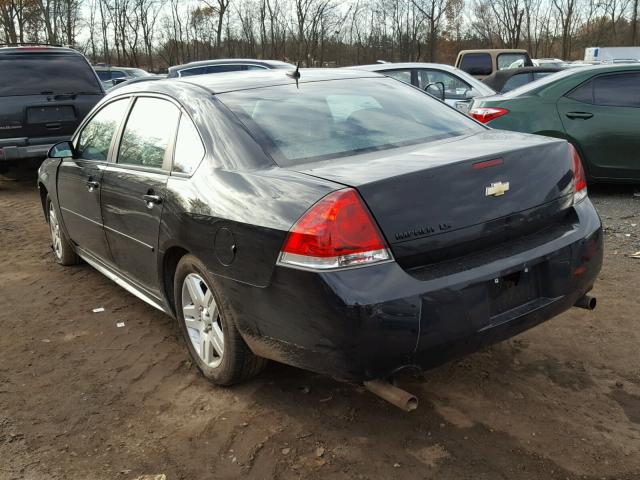 2G1WB5E34E1115306 - 2014 CHEVROLET IMPALA LIM BLACK photo 3