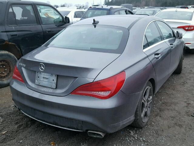 WDDSJ4EB7EN026876 - 2014 MERCEDES-BENZ CLA 250 GRAY photo 4