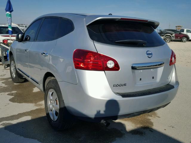 JN8AS5MV2DW641661 - 2013 NISSAN ROGUE S SILVER photo 3