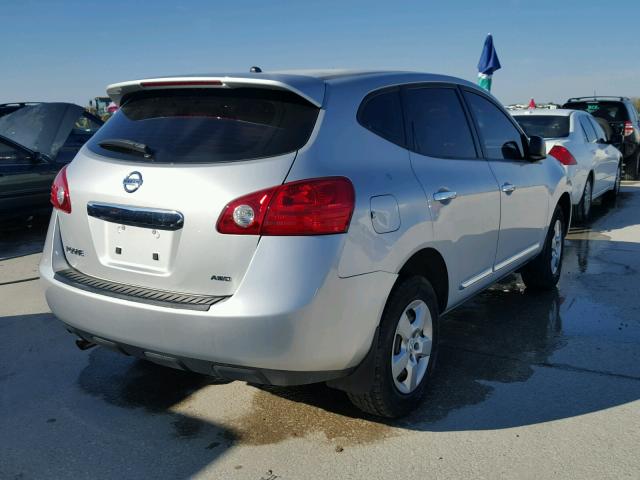 JN8AS5MV2DW641661 - 2013 NISSAN ROGUE S SILVER photo 4