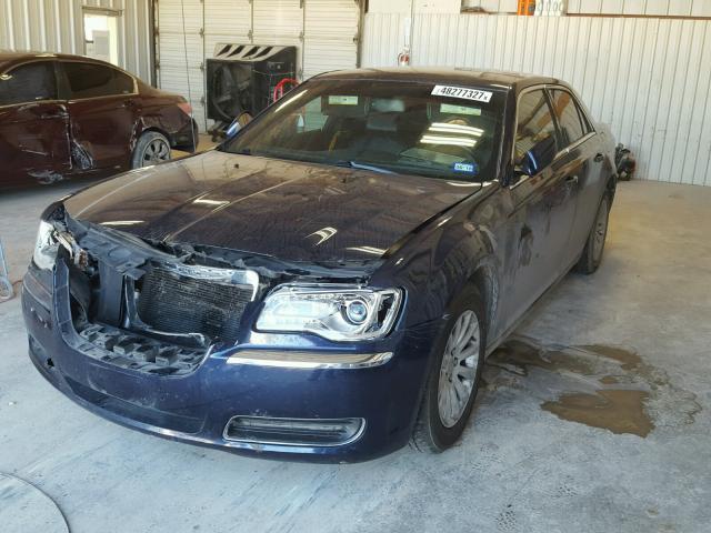 2C3CCAAG1DH658955 - 2013 CHRYSLER 300 BLUE photo 2