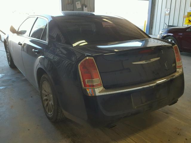 2C3CCAAG1DH658955 - 2013 CHRYSLER 300 BLUE photo 3