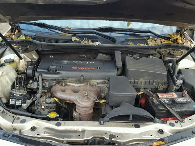 4T1BE46K29U797699 - 2009 TOYOTA CAMRY BASE GOLD photo 7