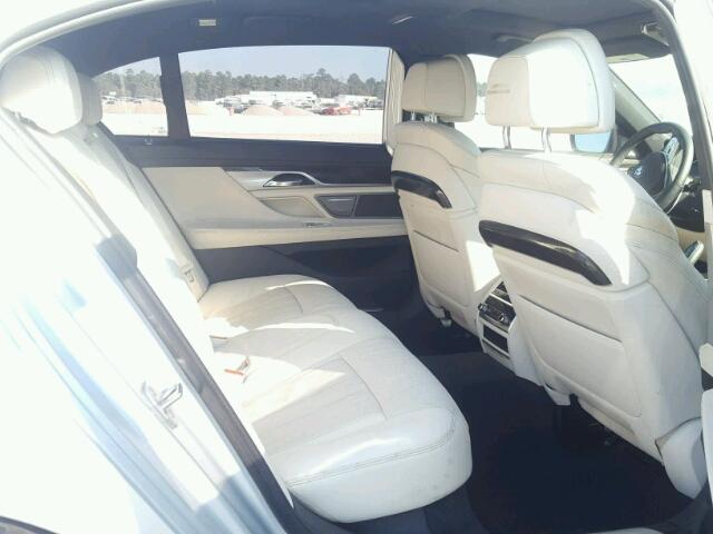 WBA7E2C51GG504266 - 2016 BMW 740 I SILVER photo 6