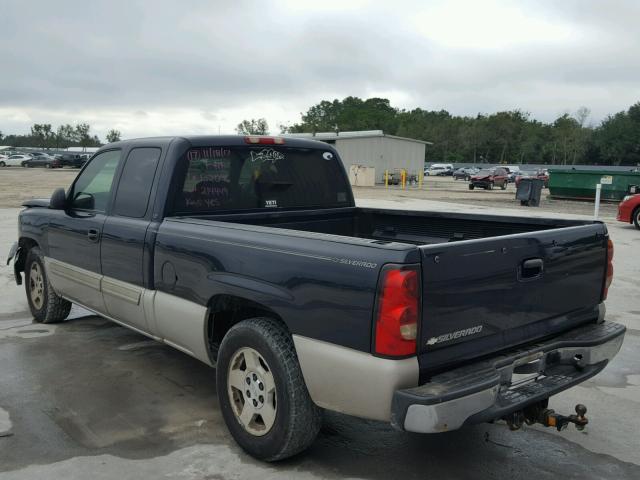 1GCEC19Z66Z214449 - 2006 CHEVROLET SILVERADO BLUE photo 3