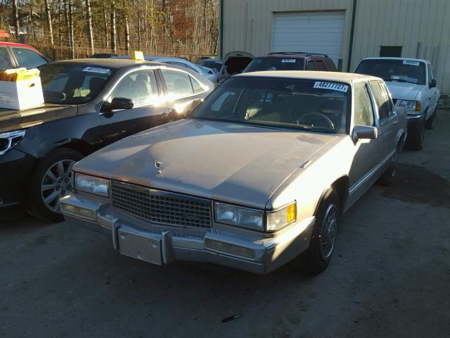 1G6CD5331L4233728 - 1990 CADILLAC DEVILLE TAN photo 2