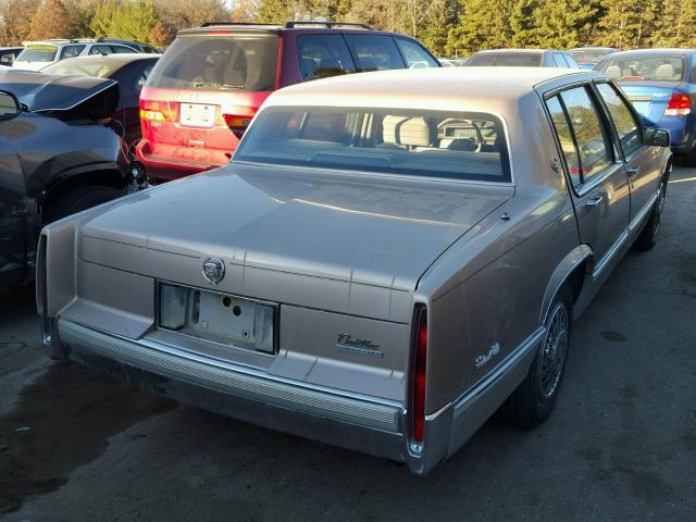 1G6CD5331L4233728 - 1990 CADILLAC DEVILLE TAN photo 4