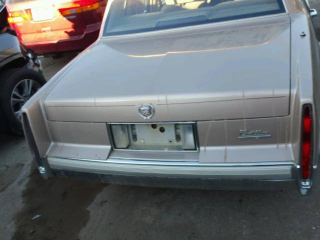 1G6CD5331L4233728 - 1990 CADILLAC DEVILLE TAN photo 9