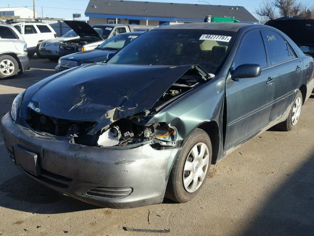 4T1BE32K54U360384 - 2004 TOYOTA CAMRY LE BLACK photo 2