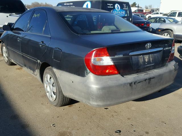 4T1BE32K54U360384 - 2004 TOYOTA CAMRY LE BLACK photo 3