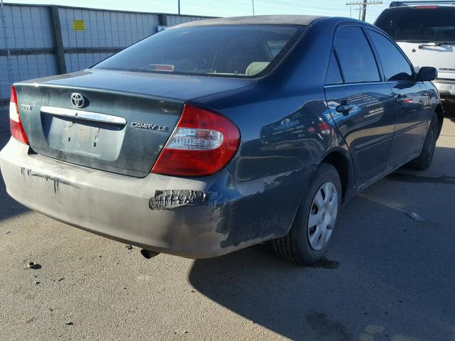 4T1BE32K54U360384 - 2004 TOYOTA CAMRY LE BLACK photo 4