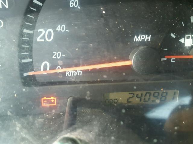 4T1BE32K54U360384 - 2004 TOYOTA CAMRY LE BLACK photo 8