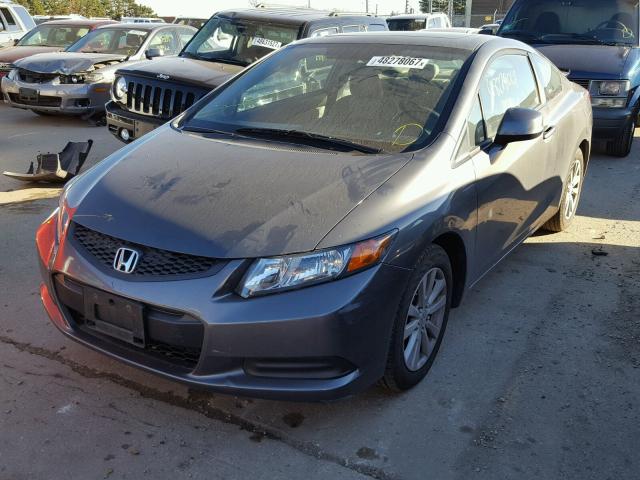 2HGFG3B82CH508059 - 2012 HONDA CIVIC EX GRAY photo 2