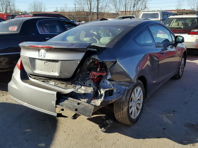 2HGFG3B82CH508059 - 2012 HONDA CIVIC EX GRAY photo 4