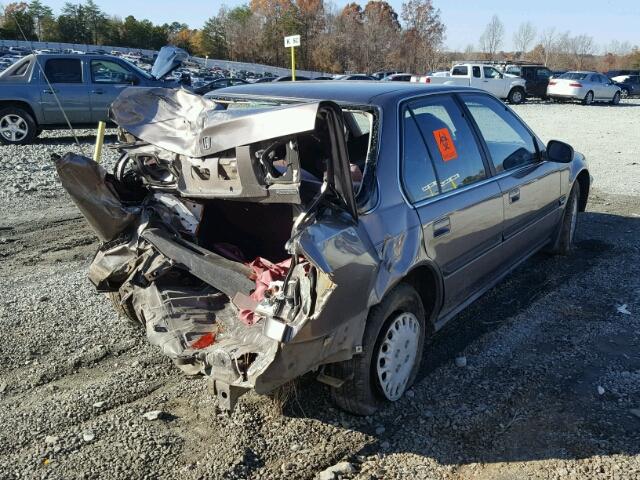 1HGCB7650PA045173 - 1993 HONDA ACCORD LX GRAY photo 4