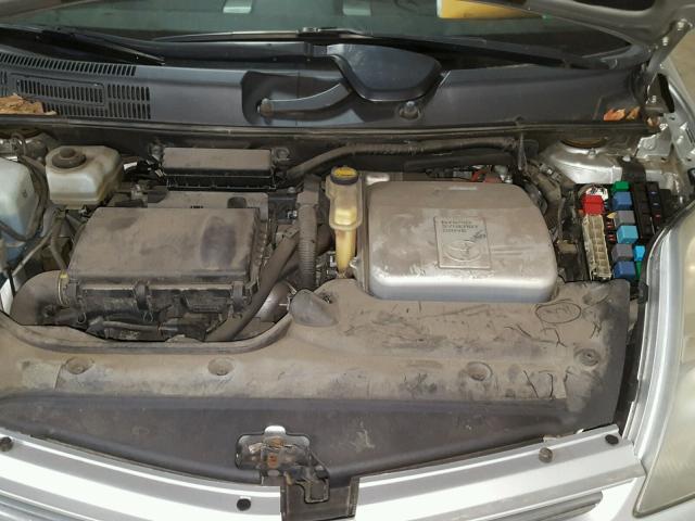 JTDKB20U177555302 - 2007 TOYOTA PRIUS ვერცხლისფერი ფოტო 7