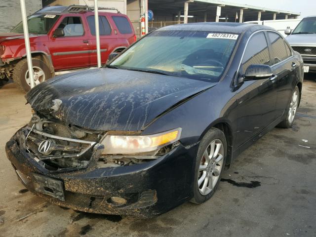 JH4CL969X6C028635 - 2006 ACURA TSX BLACK photo 2