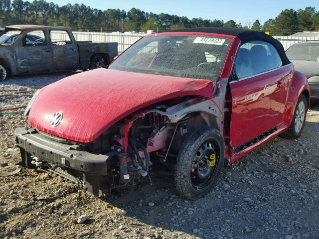 3VW517AT3HM805727 - 2017 VOLKSWAGEN BEETLE S/S 红色 照片 2
