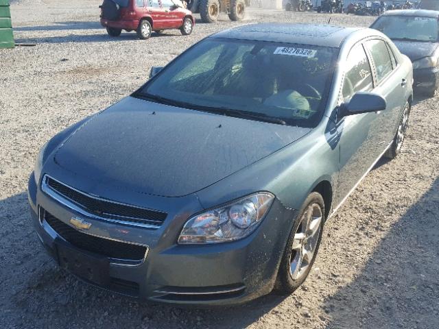 1G1ZH57B49F131259 - 2009 CHEVROLET MALIBU 1LT მწვანე ფოტო 2