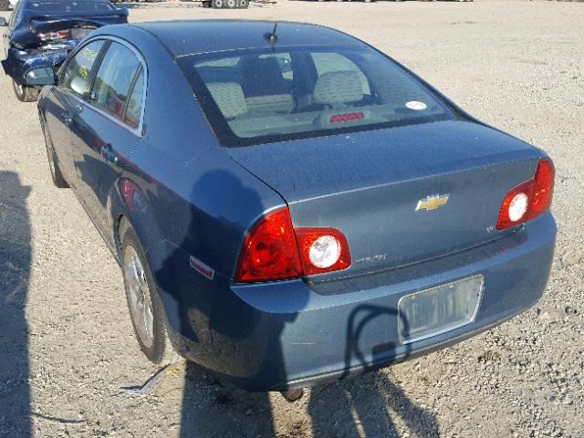 1G1ZH57B49F131259 - 2009 CHEVROLET MALIBU 1LT მწვანე ფოტო 3