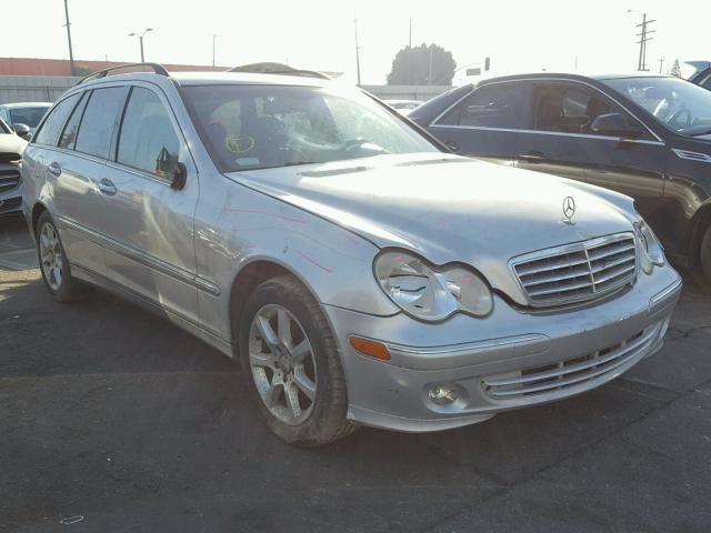 WDBRH61JX5F604443 - 2005 MERCEDES-BENZ C 240 SPOR SILVER photo 1