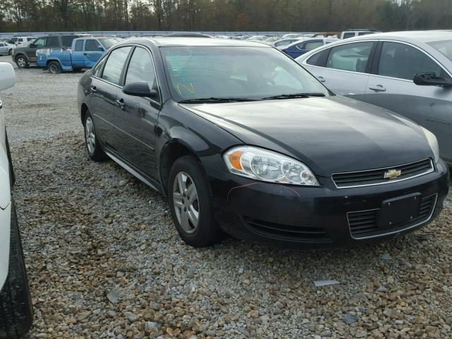 2G1WA5EK5A1188012 - 2010 CHEVROLET IMPALA LS BLACK photo 1