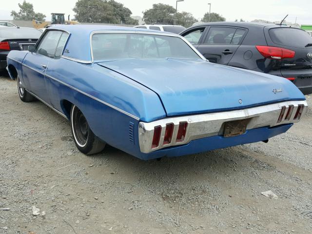 164470C123494 - 1970 CHEVROLET IMPALA BLUE photo 3