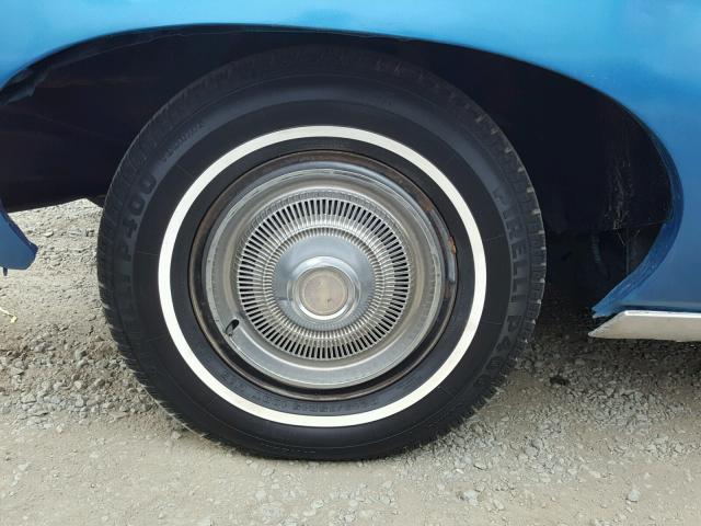 164470C123494 - 1970 CHEVROLET IMPALA BLUE photo 9