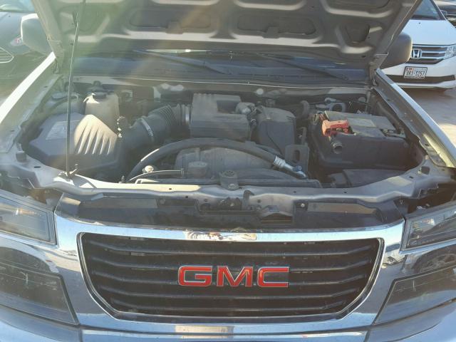 1GTDS13E478233979 - 2007 GMC CANYON SILVER photo 7