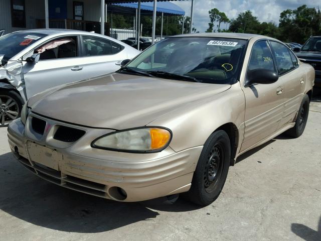 1G2NE52F42C313189 - 2002 PONTIAC GRAND AM S Qızıl foto 2