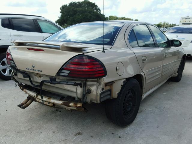 1G2NE52F42C313189 - 2002 PONTIAC GRAND AM S Qızıl foto 4